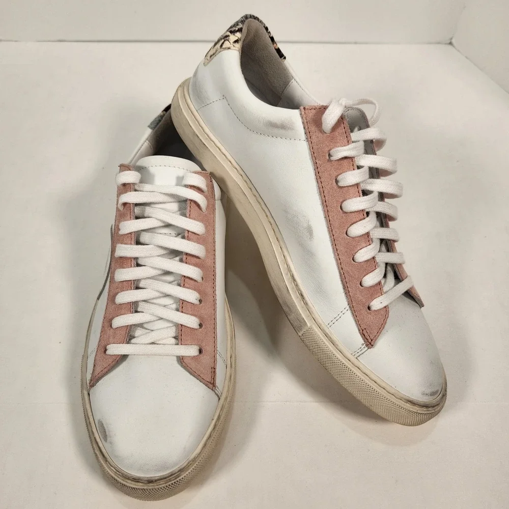 Oliver Cabell Malibu Low 1 White Leather Sneakers‎ EU 38 Made In Italy US 8
